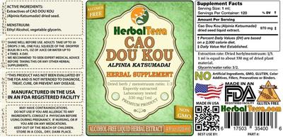 Cao Dou Kou label
