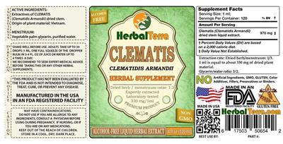 Clematis label