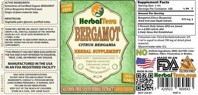 Bergamot label