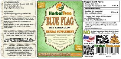 Blue Flag label