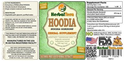 Hoodia label