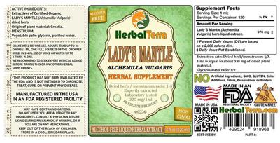 Lady's Mantle label