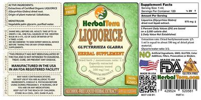 Liquorice label