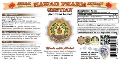 Gentian label