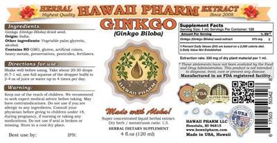 Ginkgo label