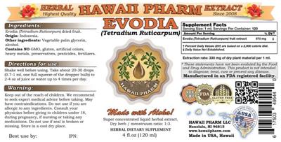 Evodia label