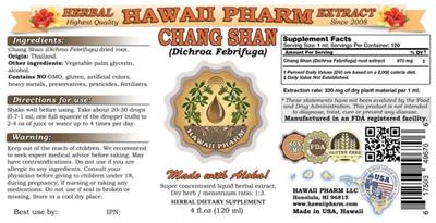 Chang Shan label