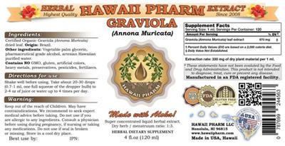 Graviola label