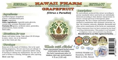 Grapefruit Non-Alcohol label
