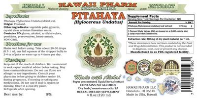 Pitahaya Non-Alcohol label