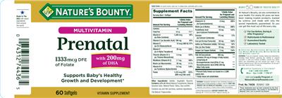 Prenatal label