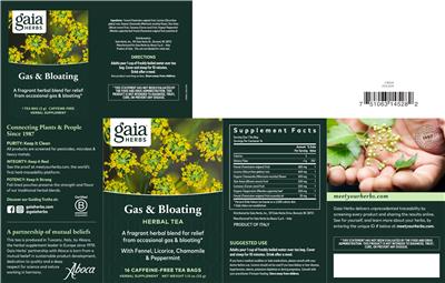 Gas & Bloating label