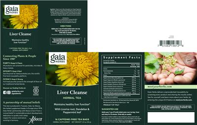 Liver Cleanse label