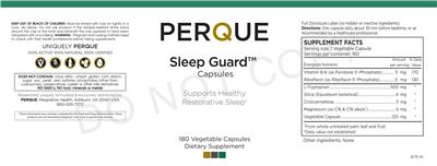 Sleep Guard Capsules label