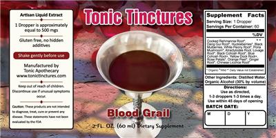 Blood Grail label