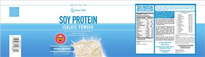 Soy Protein Isolate Powder Natural Unflavored label