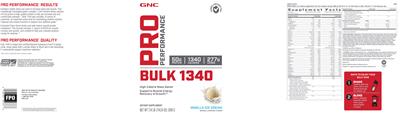 Bulk 1340 Vanilla Ice Cream label