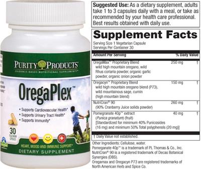 OregaPlex label