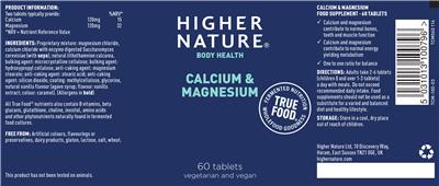 Calcium & Magnesium label