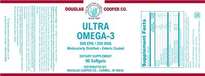 Ultra Omega-3 label
