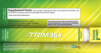 Trim365 label