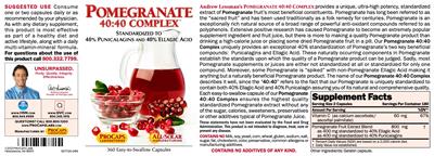 Pomegranate 40:40 Complex label