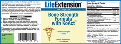 Bone Strength Formula With KoAct label