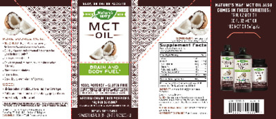 MCT Oil label