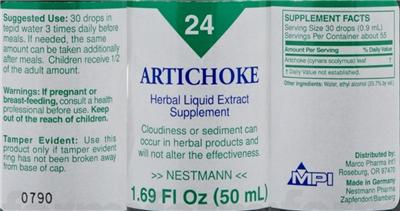 Artichoke label