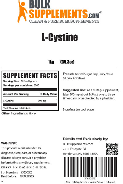 L-Cystine label