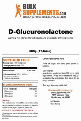 D-Glucuronolactone label