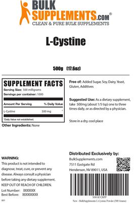 L-Cystine label
