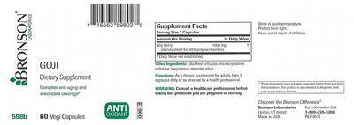 Goji label