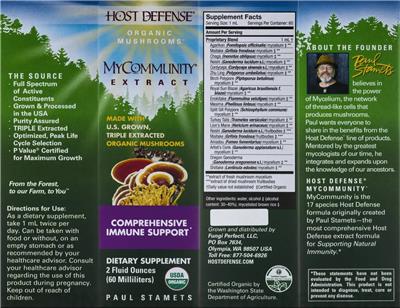 MyCommunity Extract label