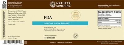 PDA label