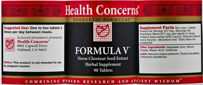 Formula V label