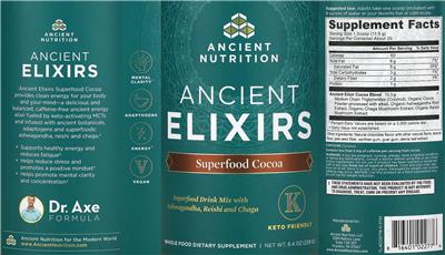 Ancient Elixirs Superfood Cocoa label