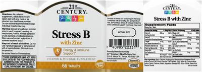 Stress B with Zinc label