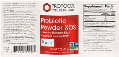 Prebiotic Powder XOS label