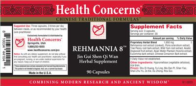 Rehmannia 8 label