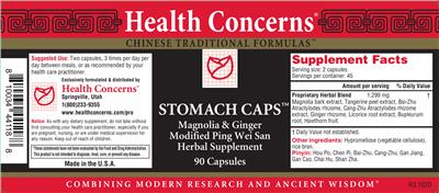 Stomach Caps label