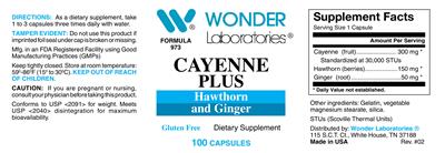 Cayenne Plus label