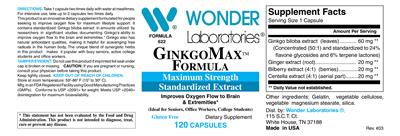 GinkgoMax Formula label