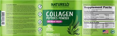 Collagen Peptides Powder label