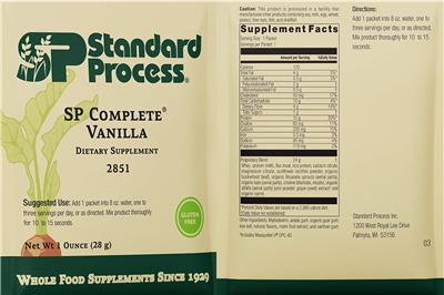 SP Complete Vanilla label