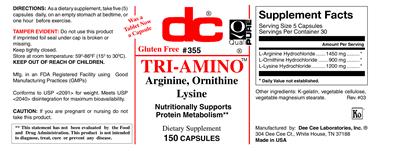 Tri-Amino label