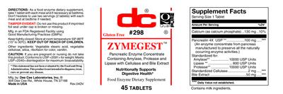 Zymegest label
