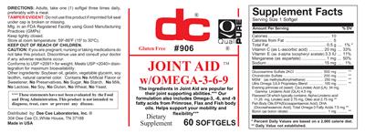 Joint Aid w/Omega-3-6-9 label