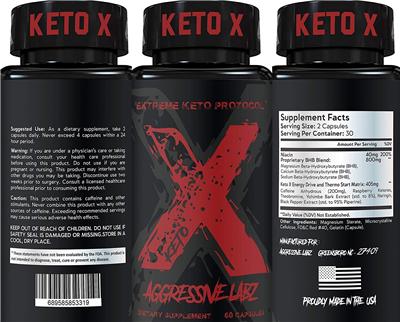 Keto X label
