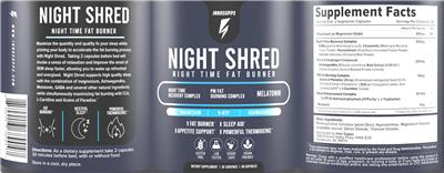 Night Shred label
